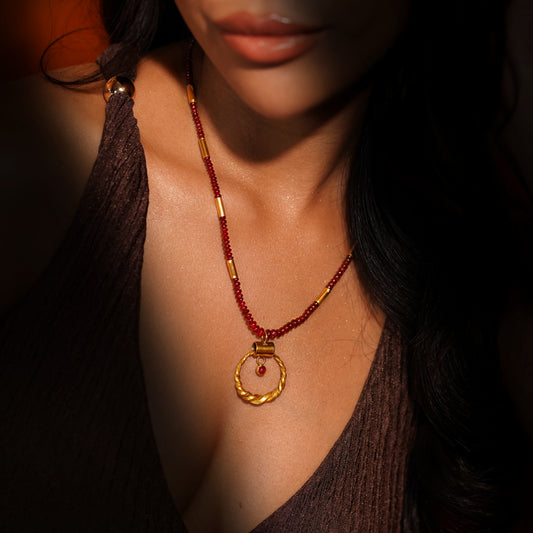 "Blood" necklace
